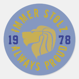 PCHS Goldmane Sticker Runt Klistermärke