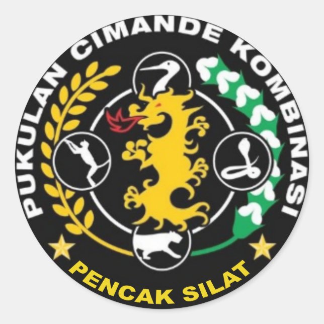 PCK STICKER: RUNDA RUNT KLISTERMÄRKE (Framsida)