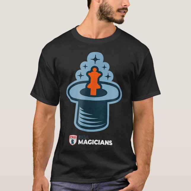 PCL Riga Magicians PRO Chess League Team  T Shirt (Framsida)
