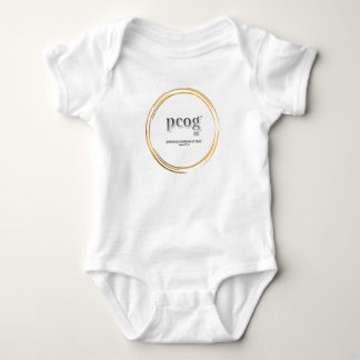 pcog baby bodysuit WHISPY GOLD CIR words+scripture T Shirt