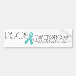 PCOS Awareness Bumper Stick- Benefefes vår IVF-fon Bildekal