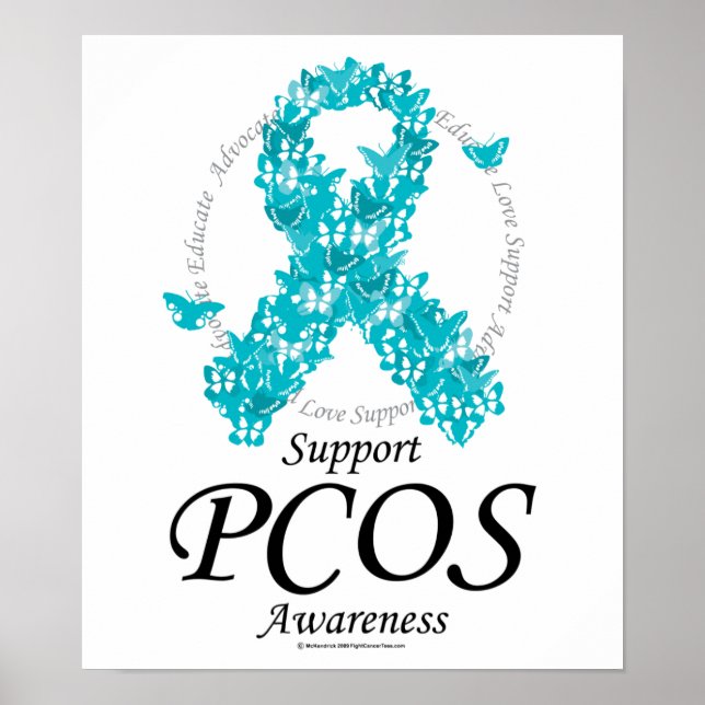PCOS-band av fjärilar Poster (Framsidan)