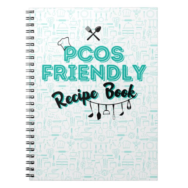 PCOS Friendly Recipe Bok Anteckningsbok (Framsidan)