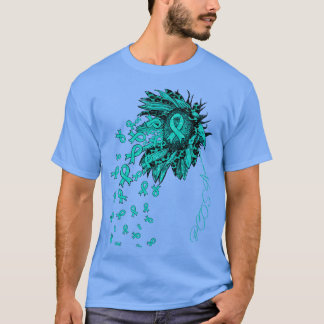PCOS Medvetenhet Medvetenhet om solrosblommor T Shirt