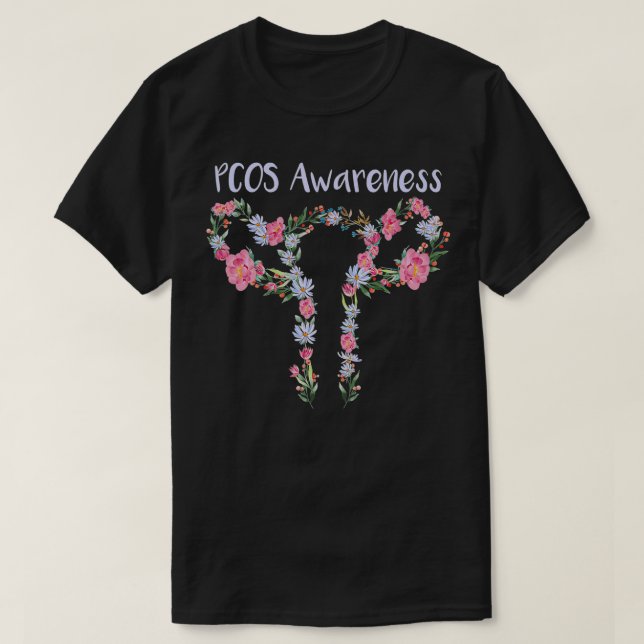 PCOS-medvetenhet T Shirt (Design framsida)