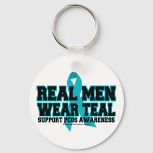 PCOS Real Manar Bära Teal Nyckelring