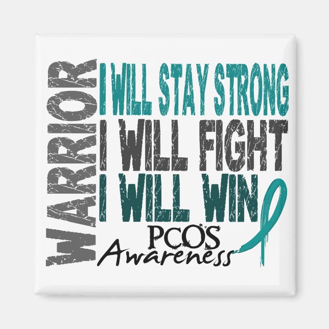 PCOS Warrior Magnet (Framsidan)