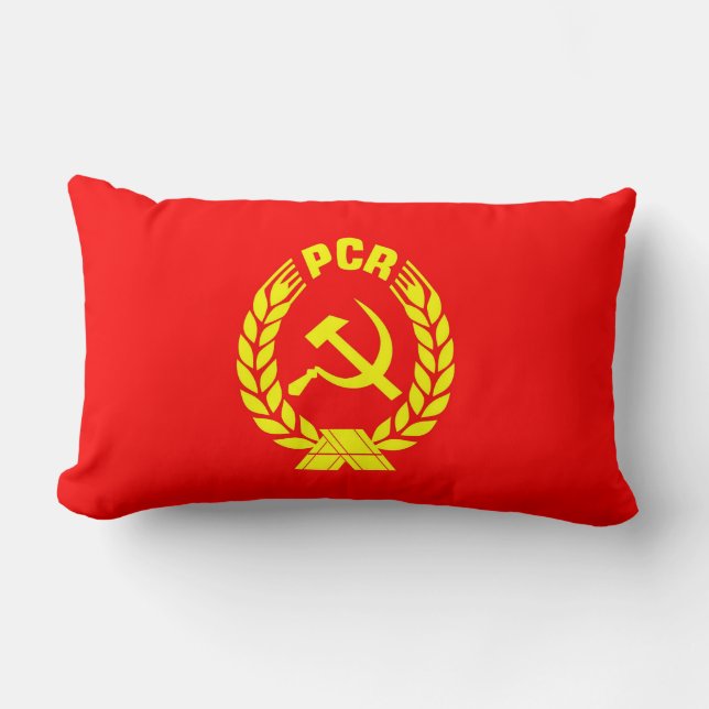 Pcr gammal romanisk kommunistisk kudde vid party f (Framsida)