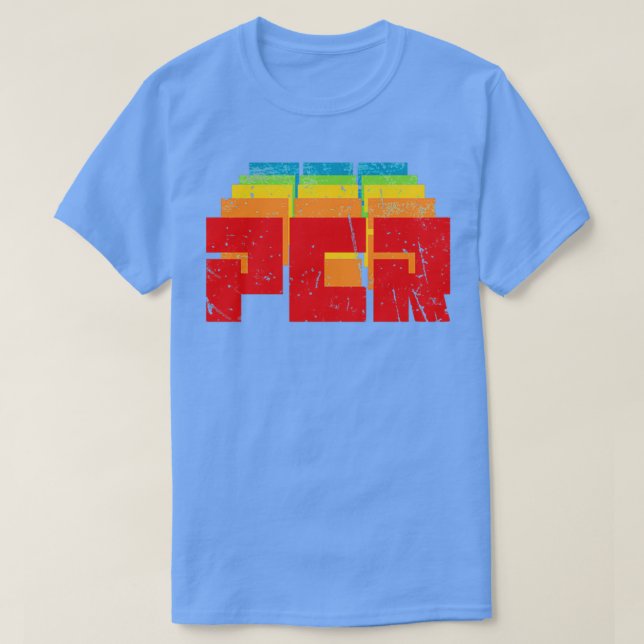 PCR-sänkt retro-design T Shirt (Design framsida)