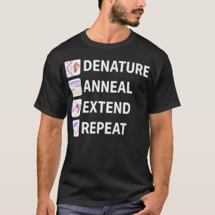 PCR-steg Polymerase Chain Reaction T Shirt