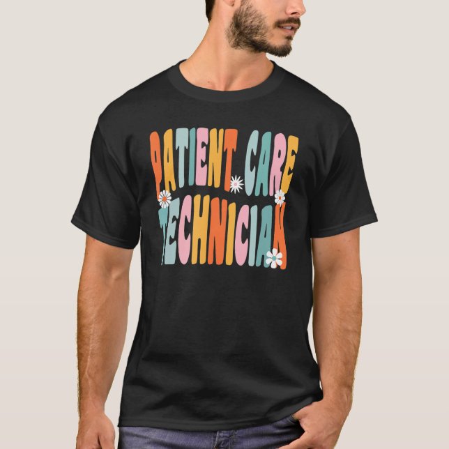 PCT sjuksköterska för patientvård T Shirt (Framsida)