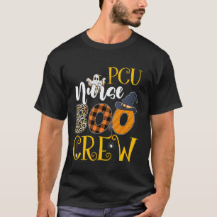 PCU Nurse Leopard Progressive Care Unit Halloween T Shirt