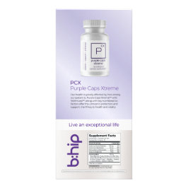 PCX Purple Caps Xtreme Reklamkort