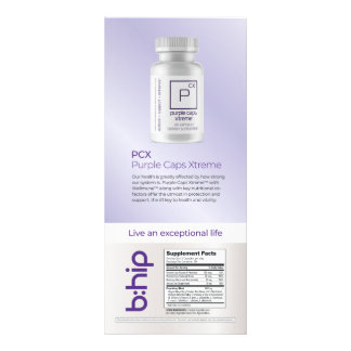 PCX Purple Caps Xtreme Reklamkort