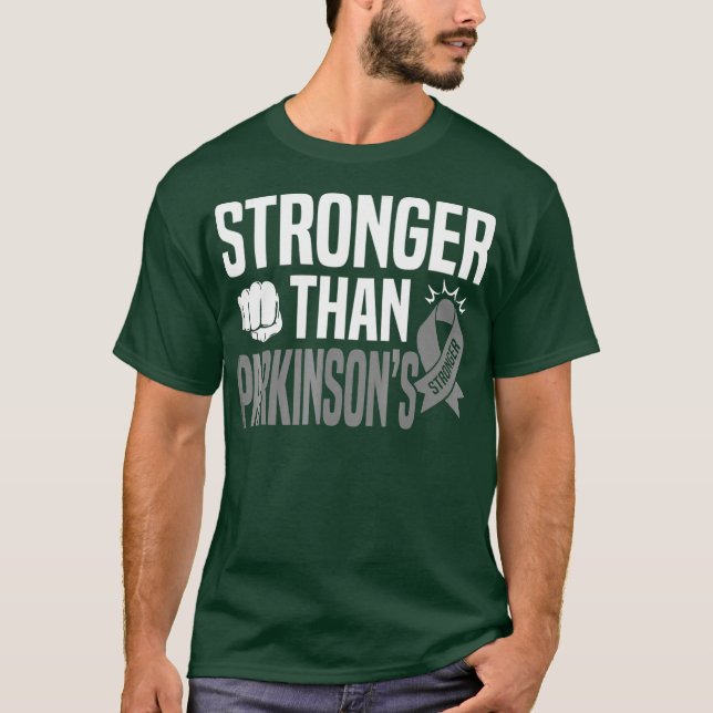 PD Parkinson Disease Awareness T Shirt (Framsida)