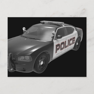 PD Police Tillsatta lagar Academy Grad Ljus CUFF Vykort