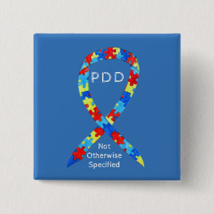 PDD-NOS (ej annat angivet) - menyfliksnål Knapp