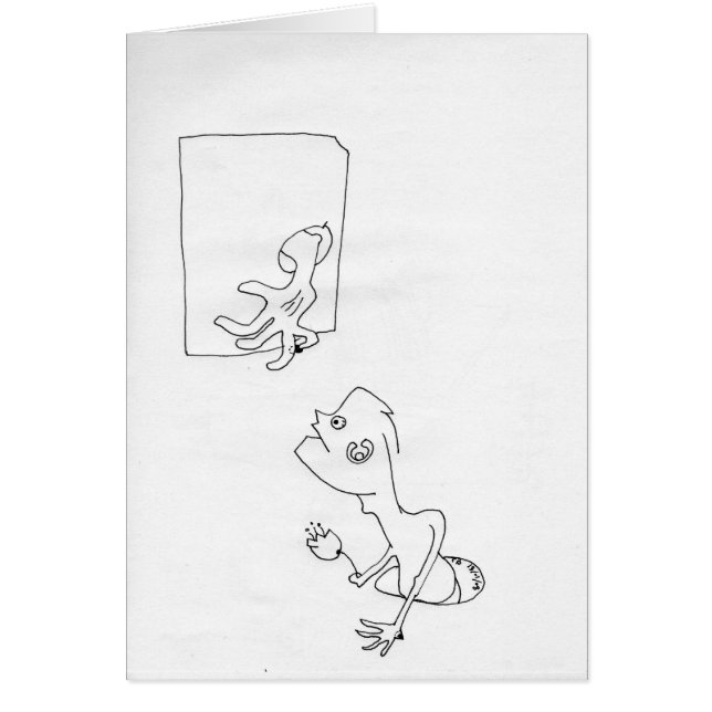 PDD Small Weak Teckning Kan du hjälpa mig? Kort (Framsidan)