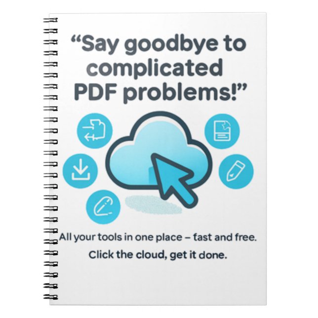 PDF-problem LÖSTA! ☁️ Ditt kostnadsfria & snabba v Anteckningsbok (Framsidan)