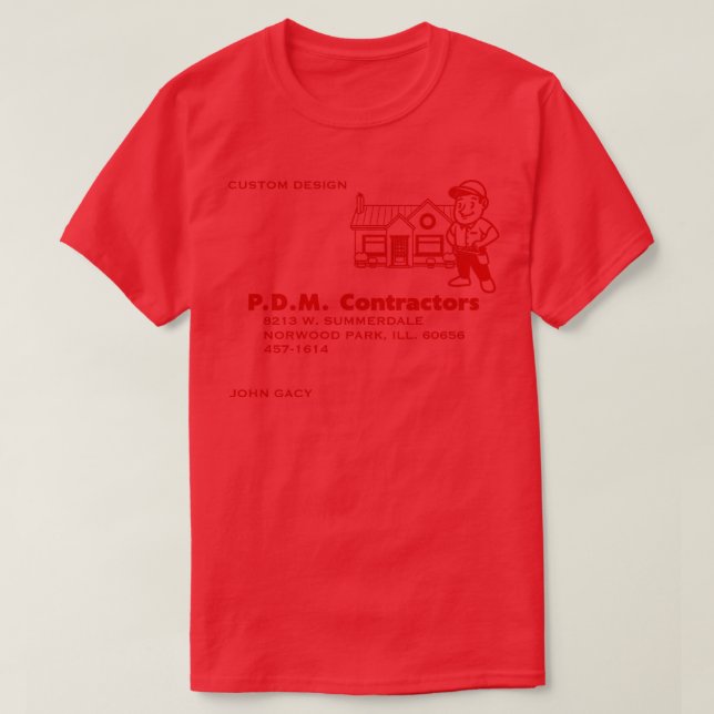 PDM-entreprenörer T Shirt (Design framsida)