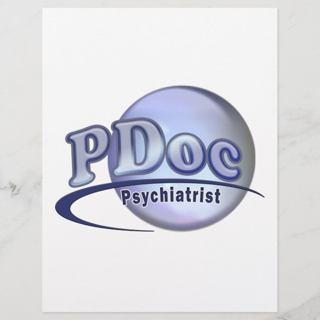 PDoc DOKTOR OF PSYCHIATRY PSYCHIATRIST LOGOTYP (Framsida)