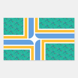 PDX Airport Carpet - Portland Sticker Rektangulärt Klistermärke