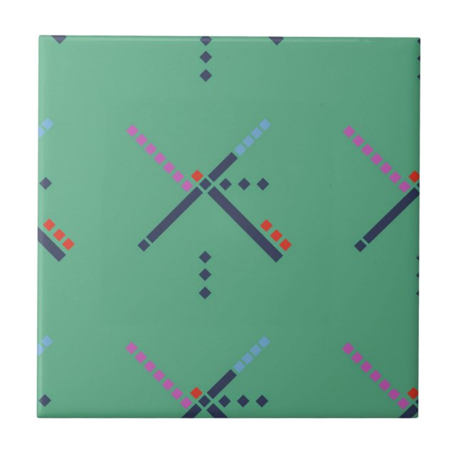 PDX-flygplatsen mattar Kakelplatta (Framsidan)