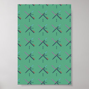 PDX-flygplatsen mattar Poster