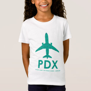 PDX flygplatsmatarflygplan PORTLAND T Shirt