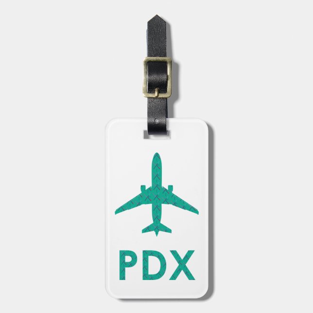 PDX-flygplatsmatta | PORTLAND Bagagebricka (Vertikal Framsida)