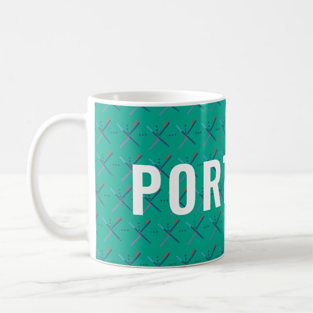 PDX-flygplatsmatta | PORTLAND Kaffemugg (Vänster)