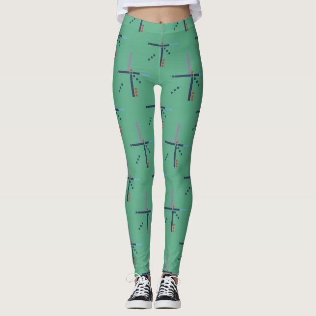 PDX flygplatsmatta| Värderad Matta Leggings (Framsida)