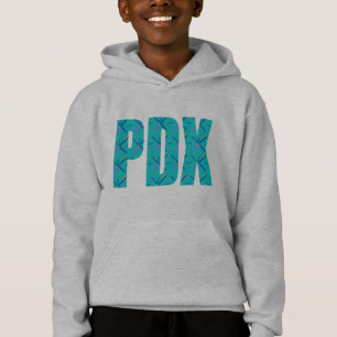 PDX Portland Airport Carpet Text Sweatshirt T Shirt