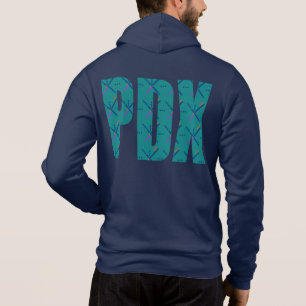 PDX Portland Airport Carpet Text T Shirt