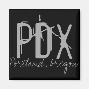 PDX Portland flygplatskod Magnet