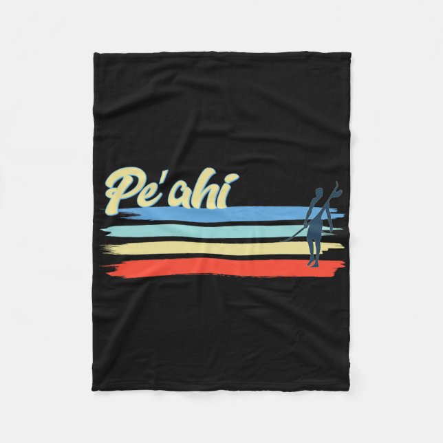 Pe’ahi Surf Beach, Peahi Surfing Guy  Fleecefilt (Framsidan)
