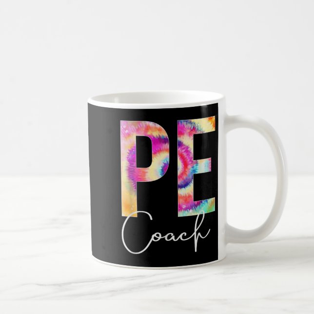 Pe Coach Tie Dye Back To School Women Appreciation Kaffemugg (Höger)
