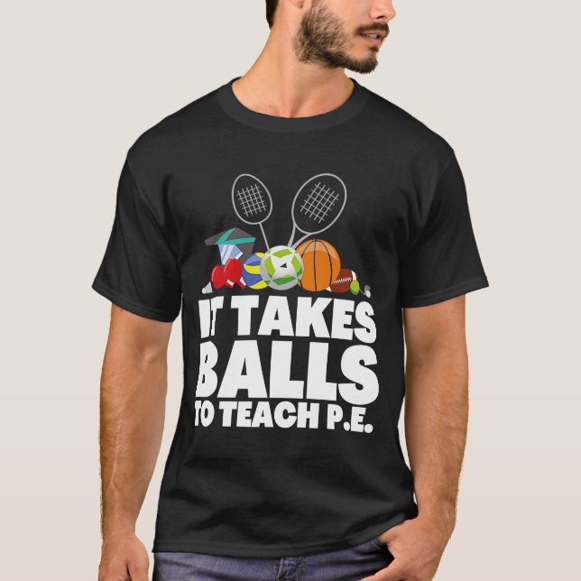 PE Lärare och P E Educator 3 T Shirt (Framsida)