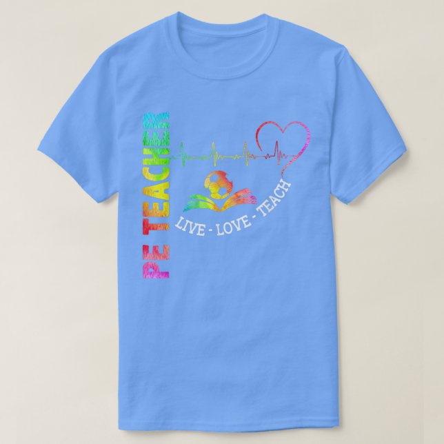 PE Lärare Phys Ed Cute Physical Education Lacher T Shirt (Design framsida)