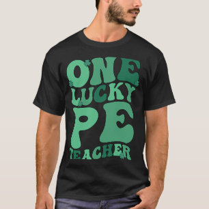 PE Lärare St patrick's day Physical Education Tea T Shirt