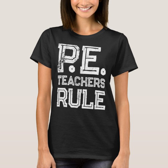 PE Lärarregel 1 T Shirt (Framsida)