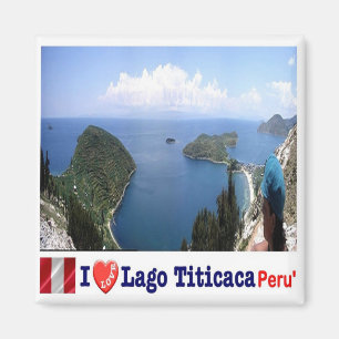 PE - Peru - Sjö Titicaca - I Kärlek Magnet