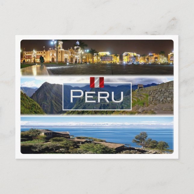 PE Peru - Vykort (Framsida)