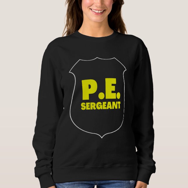 PE Physical Education Teacher and PE Educator - Se T Shirt (Framsida)