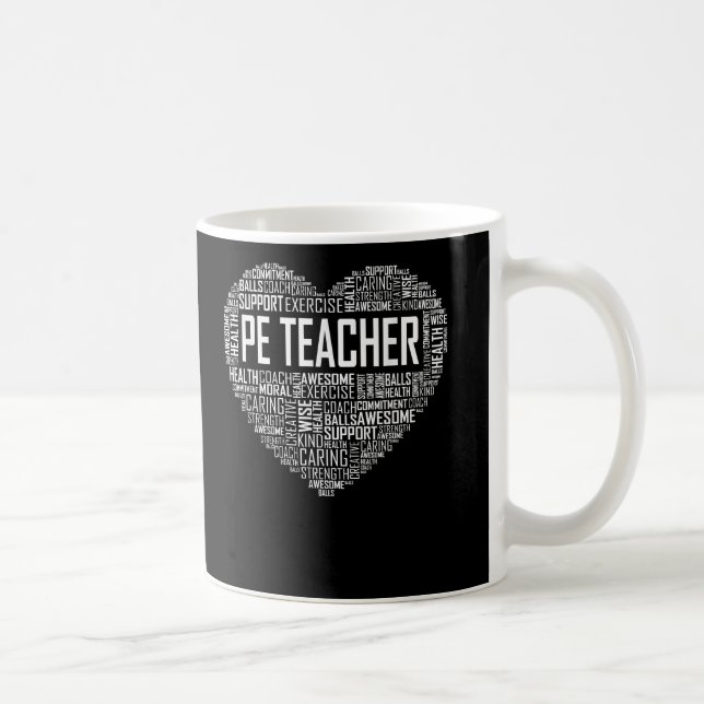 PE Physical Education Teacher Apprecision Coach Kaffemugg (Höger)