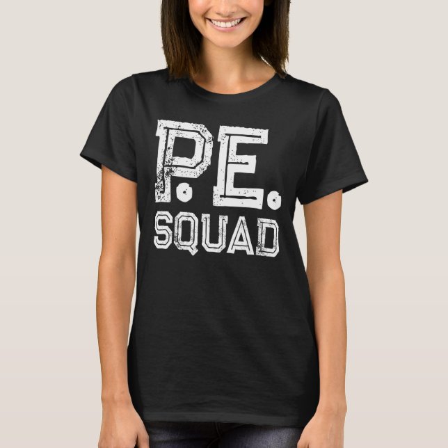 PE Physical Education Teacher Lämnat T Shirt (Framsida)