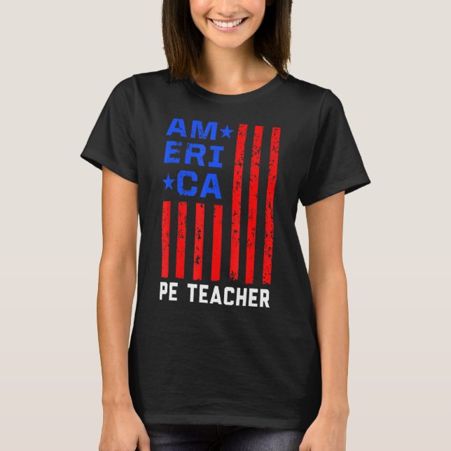 Pe Physical Education Teacher T Shirt (Framsida)