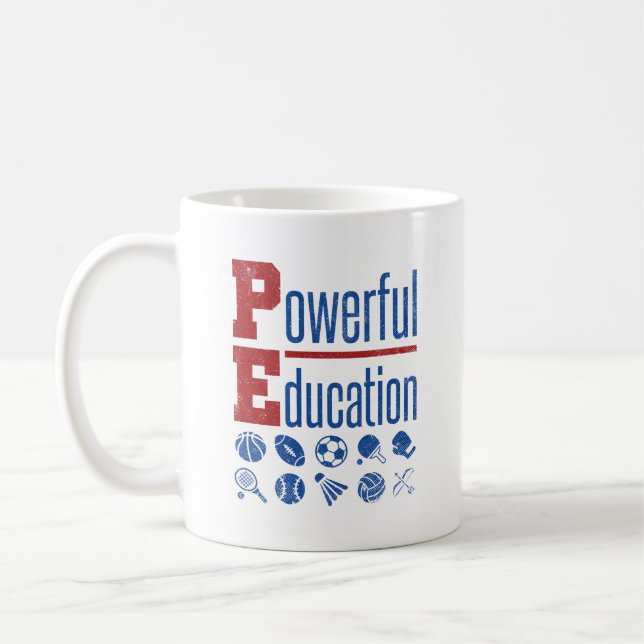 PE PowerEducation PE-lärare Kaffemugg (Vänster)