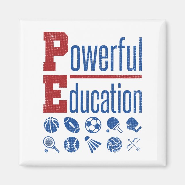 PE PowerEducation PE-lärare Magnet (Framsidan)
