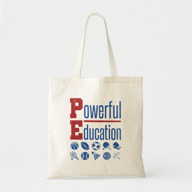 PE PowerEducation PE-lärare Tygkasse (Framsidan)